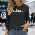 Thatays Tradition シンプル 感謝祭 長袖Tシャツ 彼女への贈り物