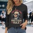Too Cool For British Rule 4Th Of July Patriotic 長袖Tシャツ 彼女への贈り物
