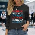Vhs Usa カセットテープ 1980年代 ビデオ レトロ 映画 長袖Tシャツ 彼女への贈り物