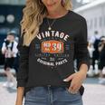 Vintage 1983 ヴィンテージ 1983年生まれ 39歳の誕生日ギフトアイデア 39歳 長袖Tシャツ 彼女への贈り物