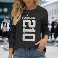 Vintage Forever 210 Texas Area Code 210 長袖Tシャツ 彼女への贈り物