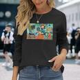 【Project Zircon×Fcグラディウス40th】コナミマニアのナミちゃん イラストby淺野のん 長袖Tシャツ 彼女への贈り物