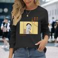 【まんが】クレヨンしんちゃん この顔で。園長先生 長袖tシャツ 長袖Tシャツ 彼女への贈り物