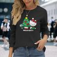 【クリスマス特集】Usデザイン ハローキティ クリスマスツリー 長袖Tシャツ 彼女への贈り物