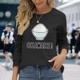 おかわり！ Okawari（ごはん 大好き）【お茶碗】ご飯タイム【変なtシャツ屋さん】面白い言葉 ポップ デザイン 長袖Tシャツ 彼女への贈り物