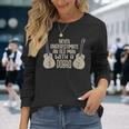 おもしろいドブロプレーヤーブルーグラスラバー 長袖Tシャツ 彼女への贈り物