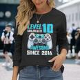 おもしろビデオゲーマー 10歳 10歳 誕生日 長袖Tシャツ 彼女への贈り物