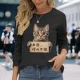 お前、俺の下僕 ねこ 猫好き 猫ネタ 猫しもべ ツンデレ 猫飼い 猫オーナー ネタ おもしろ 猫写真 長袖Tシャツ 彼女への贈り物