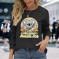 かわいい テニス コアラ 可愛い アスレチック 夏 テニス キャンプ 長袖Tシャツ 彼女への贈り物