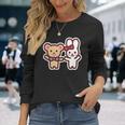 ゆるかわメルちゃん 漫画バックプリント 長袖Tシャツ 彼女への贈り物