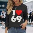 アイラブハート 69 シックスティナイン 長袖Tシャツ 彼女への贈り物