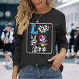 アイ・ラブ・沼津市 I Love 沼津市 私は愛してる沼津市 長袖Tシャツ 彼女への贈り物