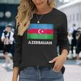 アゼルバイジャン国旗tシャツ 長袖Tシャツ 彼女への贈り物