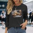 アビシニアン・フェリス・カタス 長袖Tシャツ 彼女への贈り物