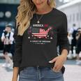 アメリカ250周年記念 アメリカ 250 アメリカ 250歳の誕生日 長袖Tシャツ 彼女への贈り物