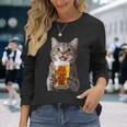 アメリカンショートヘアビール 長袖Tシャツ 彼女への贈り物