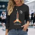 アルテミスii宇宙ロケット打ち上げミッショントゥザムーンアルテミス2 長袖Tシャツ 彼女への贈り物