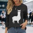 アルパカラマ 長袖Tシャツ 彼女への贈り物