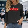 アーセナル Ar-Se-N-Al 周期表 Uk Town 長袖Tシャツ 彼女への贈り物