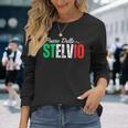 イタリア山アルプス旅行 パッソ・デッロ・ステルヴィオ メンズ レディース 長袖Tシャツ 彼女への贈り物
