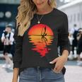 ウィンドサーフィン サンセット ウィンドサーフ メンズ レディース サーフィン 長袖Tシャツ 彼女への贈り物