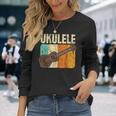 ウクレレ ビンテージ 長袖Tシャツ 彼女への贈り物