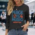 ウッドストック 平和 愛と音楽 長袖tシャツ 長袖Tシャツ 彼女への贈り物