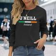 オニール アイルランドの姓 聖パトリックデー アイルランド国旗 長袖Tシャツ 彼女への贈り物