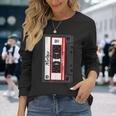 カセット テープ 音楽 ミックス オーディオ 90年代 パーティー 80年代 長袖Tシャツ 彼女への贈り物