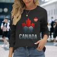 カナダ サッカー ジャージ レッド フットボール ファン プレーヤー 旅行 長袖Tシャツ 彼女への贈り物