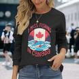 カナダでの釣り 長袖tシャツ 長袖Tシャツ 彼女への贈り物