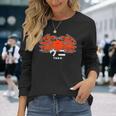 カニ ウニ タコ 矛盾 おもしろ イラスト かわいい 面白い ネタ 画像 長袖Tシャツ 彼女への贈り物