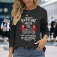 ガソリンモーターオイル 長袖Tシャツ 彼女への贈り物