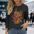 ガルーダ ジャタユ マスク 長袖Tシャツ 彼女への贈り物