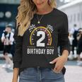 キッズ 2歳 誕生日 男の子 レーシング スピードメーター 長袖Tシャツ 彼女への贈り物