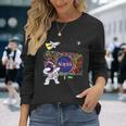 キッズ Nasaグラフィティアート宇宙飛行士キッドダビングスペースシャトルクール 長袖Tシャツ 彼女への贈り物