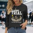 クラシック トライアル 0 マーク セクション オートバイ 歴史的 モータースポーツ 長袖Tシャツ 彼女への贈り物