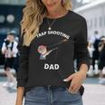 クレイトラップ 射撃 お父さん アウトドア スポーツ メンズ 長袖tシャツ 長袖Tシャツ 彼女への贈り物