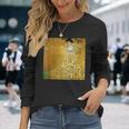 グスタフ・クリムトによるアデル・ブロッホ・バウアー1世の肖像1907 長袖Tシャツ 彼女への贈り物