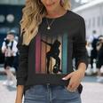 ケトルベル レトロ ワークアウト パワーリフティング ボディビルダー パンプペン 長袖Tシャツ 彼女への贈り物