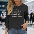 コーヒー愛好家のためのファニーデビルブランドコーヒー 長袖Tシャツ 彼女への贈り物