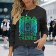 ゴア・サイケデリック・トランス-Om サイトランス レイバー 長袖Tシャツ 彼女への贈り物