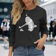 ゴルフ キャバリア グッズ おもしろ 犬 面白い 笑える 和風 長袖Tシャツ 彼女への贈り物