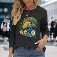 サイクリング タコス ロードバイク 自転車 サイクリスト 長袖Tシャツ 彼女への贈り物