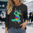サイケデリックバニーサイコバニーアート 長袖Tシャツ 彼女への贈り物