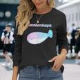 サカバンバスピス パステルカラー おもしろ ゆるかわ かわいい ギフト 長袖Tシャツ 彼女への贈り物