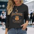 サンフランシスコ・ブルース アメリカンミュージックフェスティバル クール ビンテージ 長袖Tシャツ 彼女への贈り物