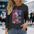 ザ・スーパーマリオギャラクシー・ムービー Fox Mccloud Retro Hero 長袖tシャツ 長袖Tシャツ 彼女への贈り物