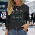 シンセサイザー ウェーブフォーム 電子音楽プロデューサー シンセス 長袖Tシャツ 彼女への贈り物
