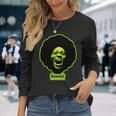 ジョージ・クリントン・ファンカデリック・グリーン・マゴット・ブレイン 長袖tシャツ 長袖Tシャツ 彼女への贈り物